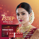 7DAYSNATURAL All-in-One Luxury Bridal Glow Facial Kit –Professional Makeup & Skincare Combo
