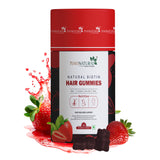 Biotin Hair Gummies for Stronger, Shinier Hair & Nails | 60 Days Pack | With Biotin, Zinc, Folic Acid, Fiber & Multivitamin