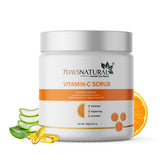 7 Days Natural Vitamin C Face Scrub for Tan Removal Repair Damage Caused By Sun Acne And Pimples Free Skin Anti ageing Scrub (100 g)