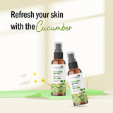 7Days Natural Cucumber Face Toner with Rose Water and Menthol, pH Balancing, Instant Hydration,100g