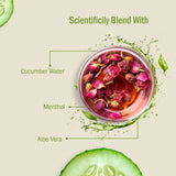 7Days Natural Cucumber Face Toner with Rose Water and Menthol, pH Balancing, Instant Hydration,100g