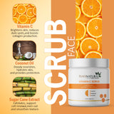 7Days Natural Vitamin-C Scrub. Enriched with Vitamin C and Sugar Cane Extract De-Tan Scrub for Face & Body | 7Days Natural
