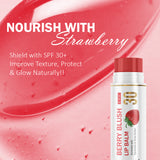 7 DAYS NATURAL Berry Blush With 15 SPF Lip Balm For Lips - 10GM