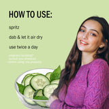 7Days Natural Cucumber Face Toner with Rose Water and Menthol, pH Balancing, Instant Hydration,100g