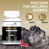 7Days Natural Premium Himalayan Shilajit / Shilajeet 60 Capsules | Boost Energy & Brain Power | 7Days Natural