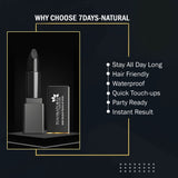 7DAYS NATURAL Water Proof Black Hair Colour Touch-Up Stick - 4GM