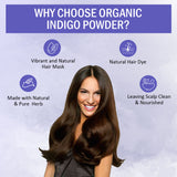 7Days Natural Indigo Powder for Natural Hair Coloring | Protects hair-200gm