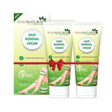 7 DAYS NATURAL Set Of 2 Hair Removal Cream With No Pain For Women & Men - 30GM Each