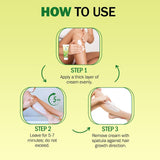 7 DAYS NATURAL Set Of 2 Hair Removal Cream With No Pain For Women & Men - 30GM Each