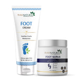 7Days Natural Foot Cream And Scrub Combo Pack of -2