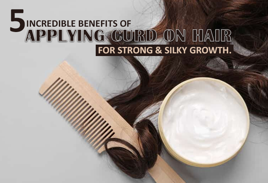 Apply Curd on Hair