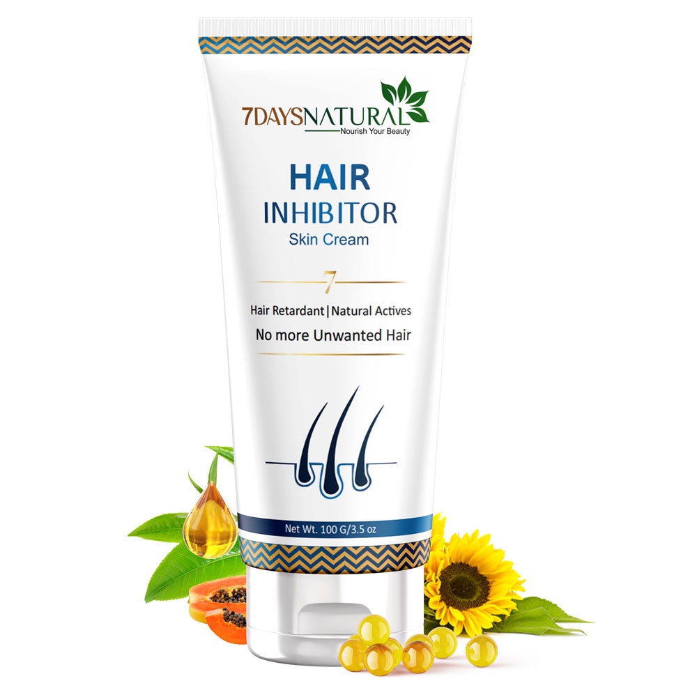 Hair Inhibitor Cream for Permanent Hair Reduction | 7DaysNatural