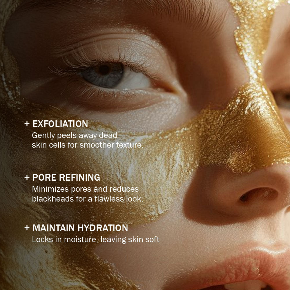 7DAYS NATURAL Golden Gold Peel Off Mask For Skin Men & Women - 50GM