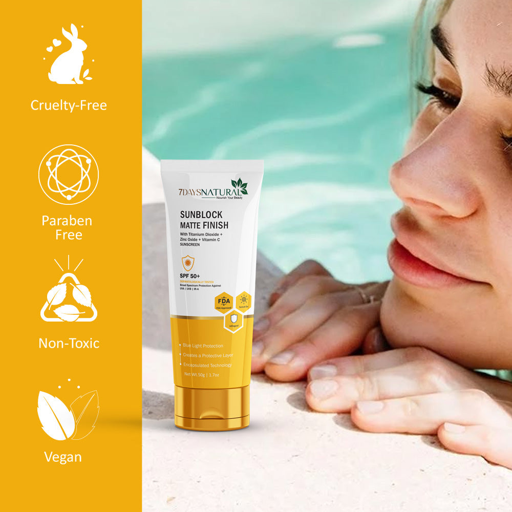 Sunblock Matte Finish SPF 50+ Sunscreen - 50 GM