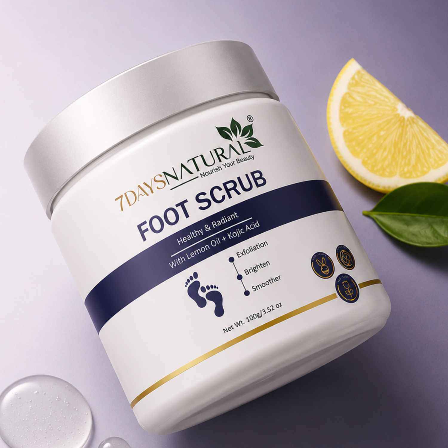 Foot Scrub for Cracked Heels 100ml ₹299 | 7DaysNatural