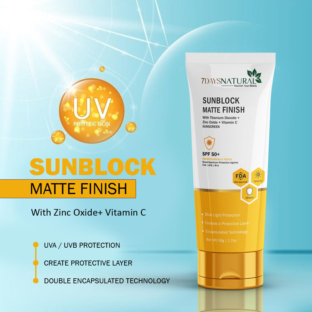 Sunblock Matte Finish SPF 50+ Sunscreen - 50 GM