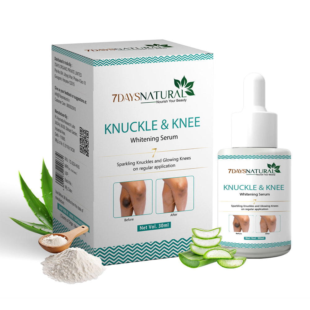Knuckle & Knee Whitening Serum | Dark Knuckles| 30ml | 7DaysNatural