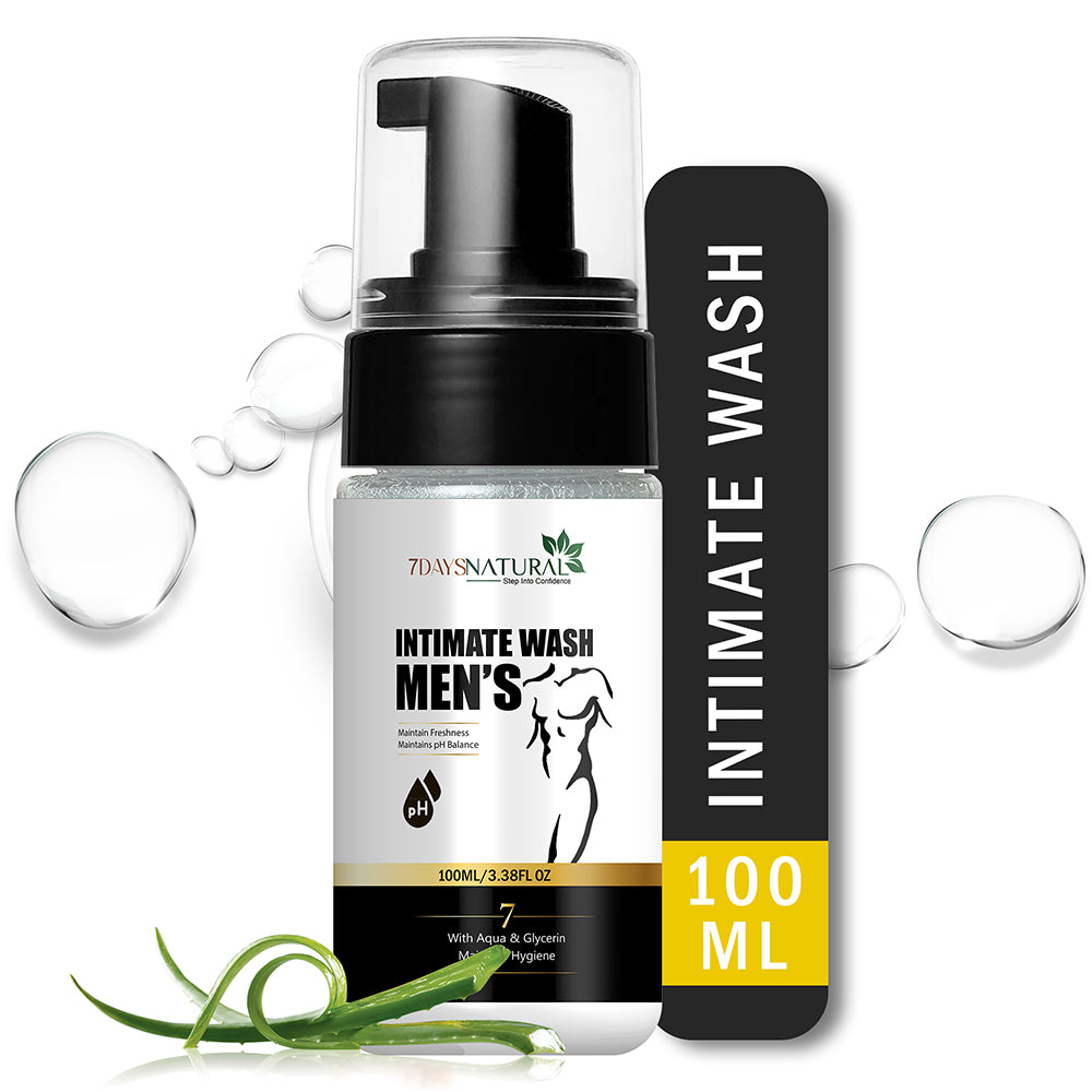 Buy 7Days Natural Men's Intimate Wash (100ml) | Freshness & pH Balance