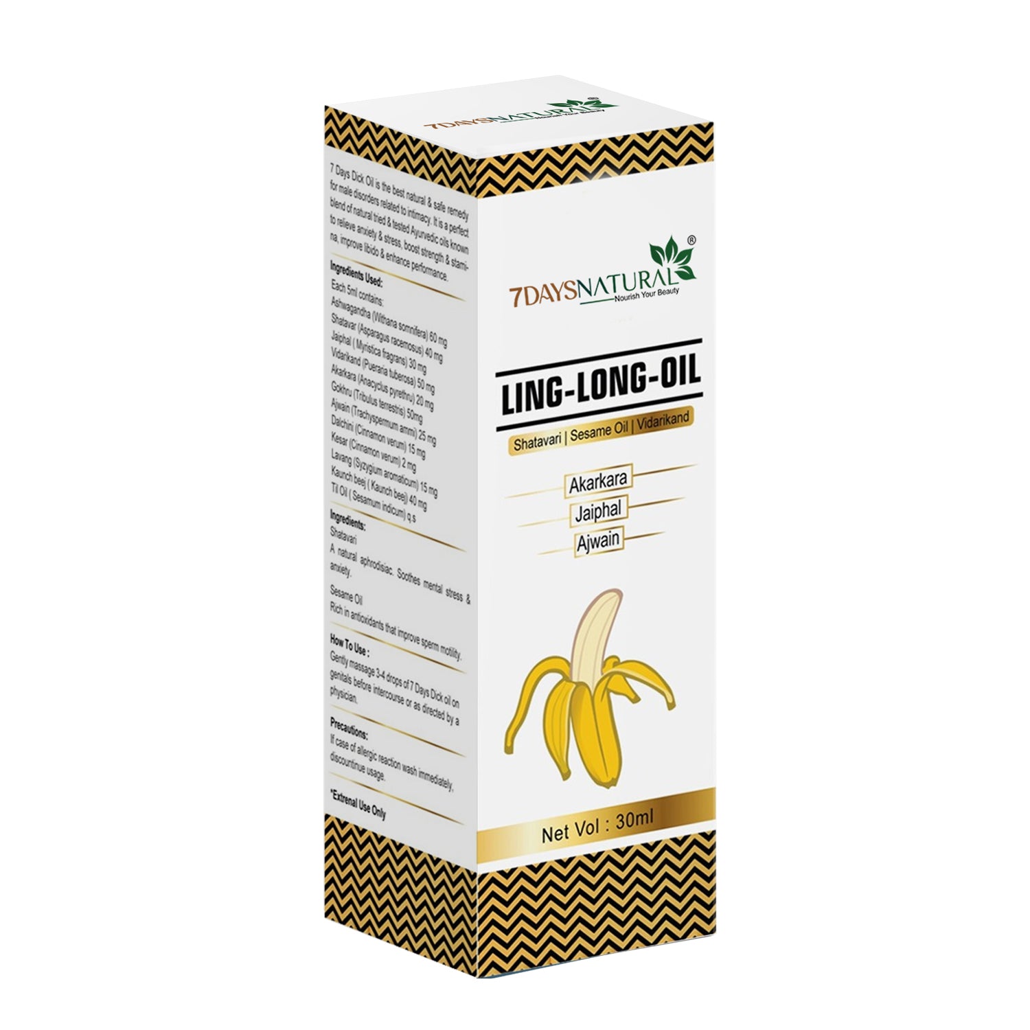 Organic Massage Oil for Men | Body Massage Oil | 7DaysNatural