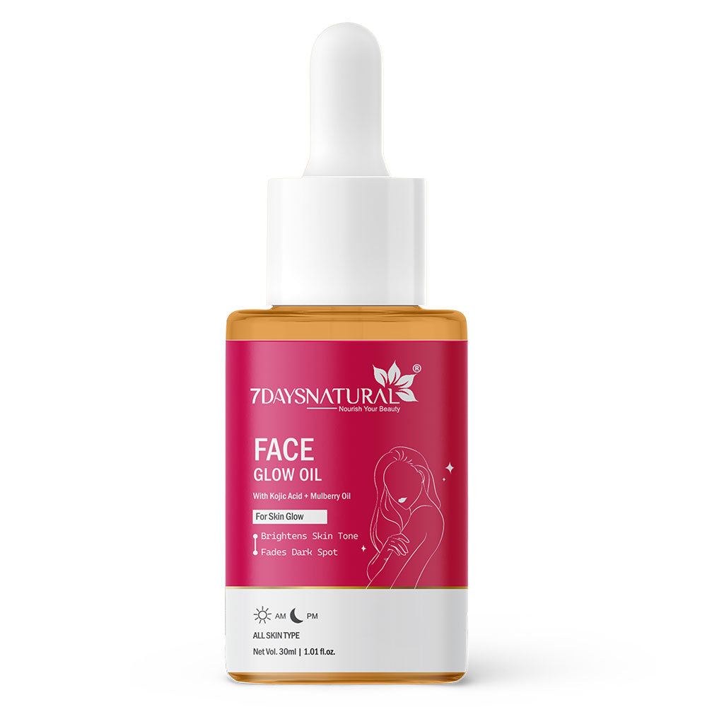 7 Days Natural Face Glow oil | Anti ageing Spotless Skin | Sun Protection oil (30 ml)