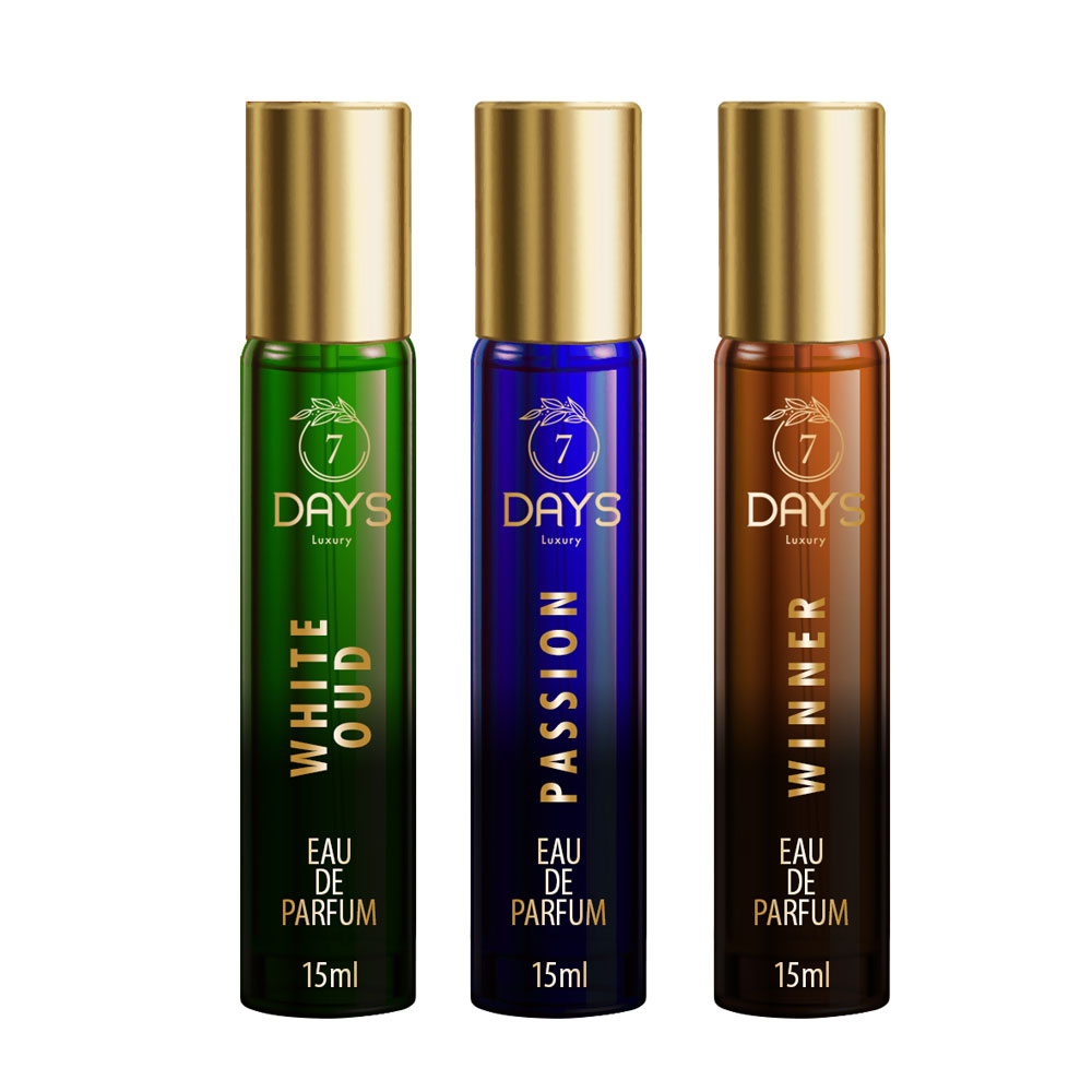 Buy 3 Luxury Perfume Combo Pack ₹399 | 7DaysNatural