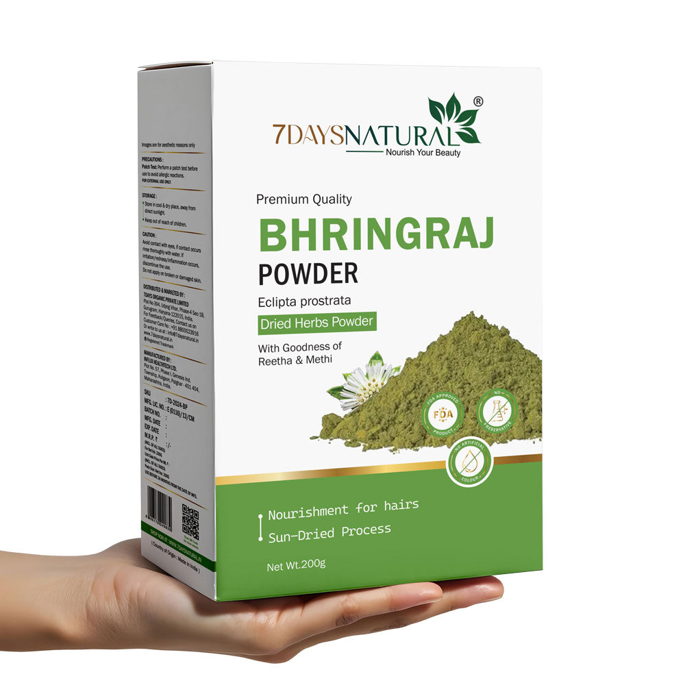 Bhringraj Powder for Hair Growth & Scalp Care | 7DaysNatural