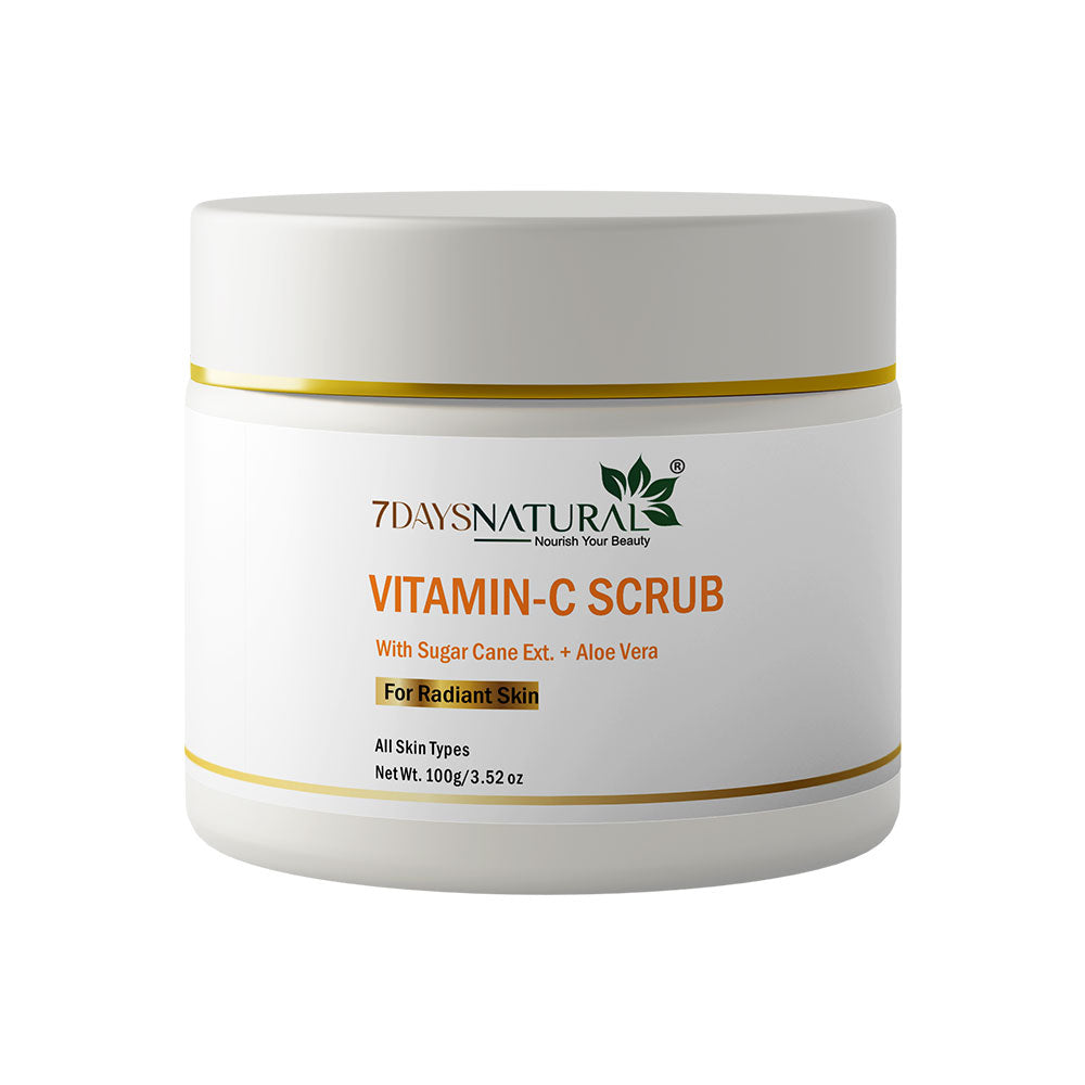 Vitamin C Scrub | De-Tan Scrub for Face & Body | 7DaysNatural