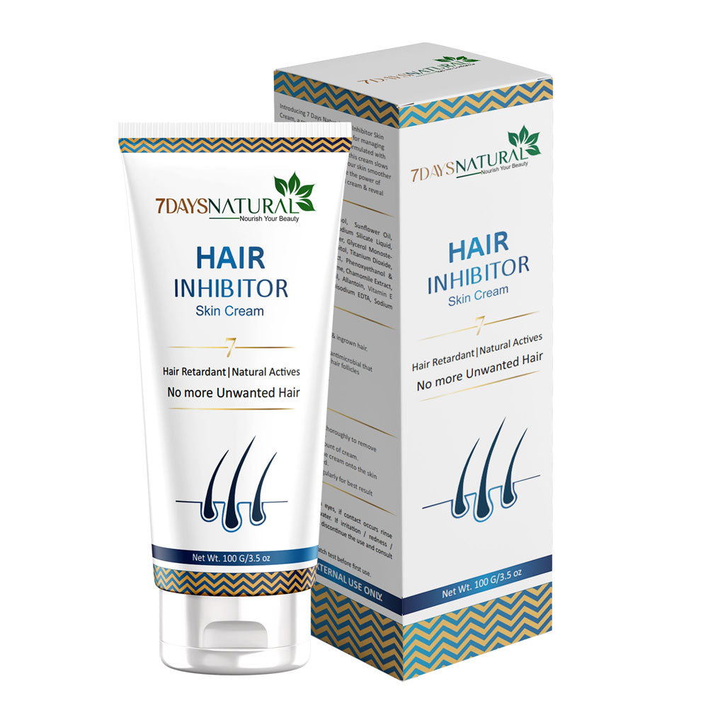 Hair Inhibitor Cream for Permanent Hair Reduction | 7DaysNatural