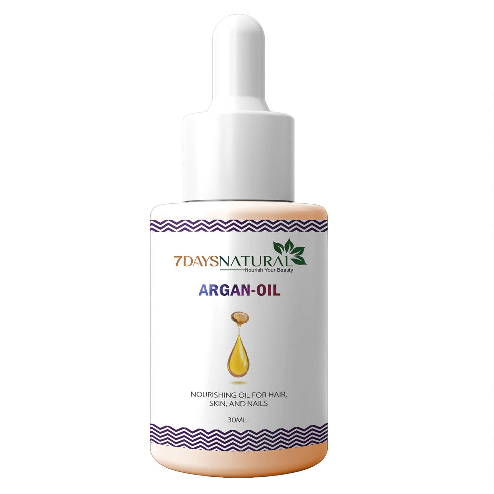 Organic Argan Oil for Face, Hair & Dry Skin | 7DaysNatural
