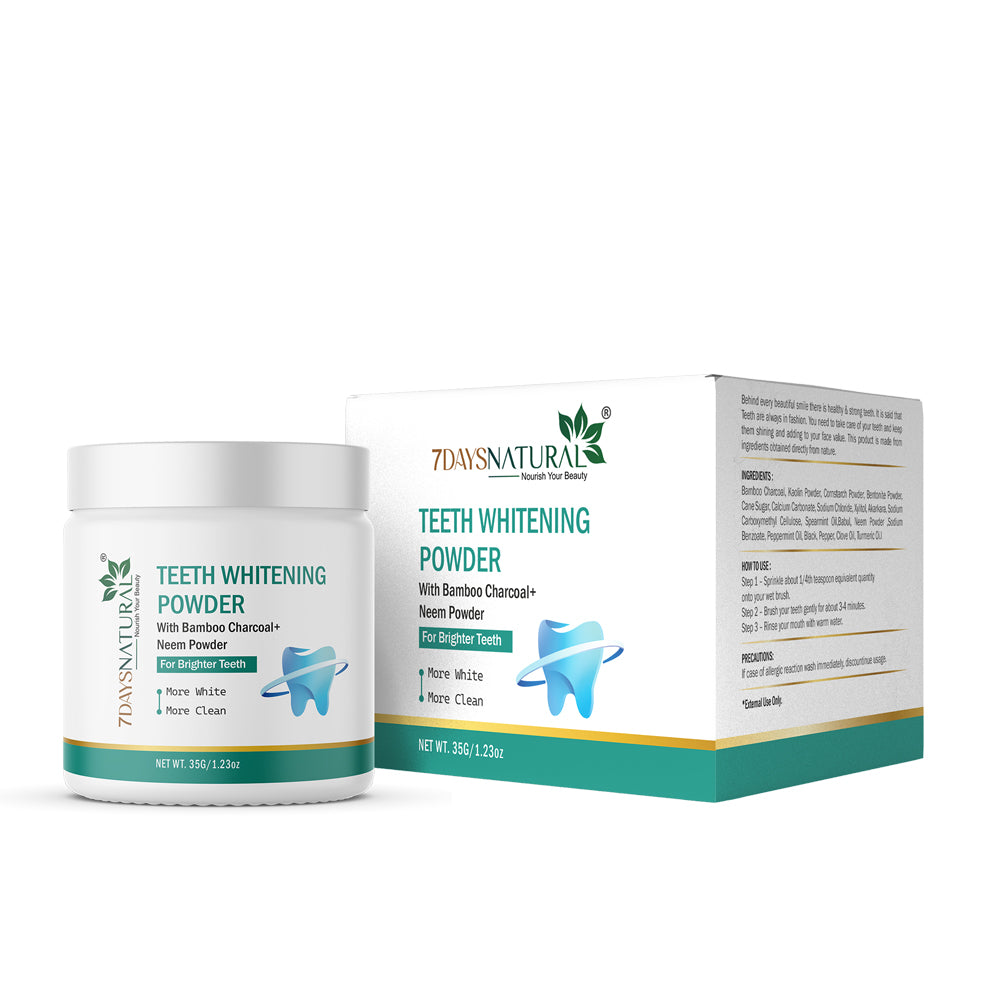 Teeth Whitening Foam and Powder Combo Offer