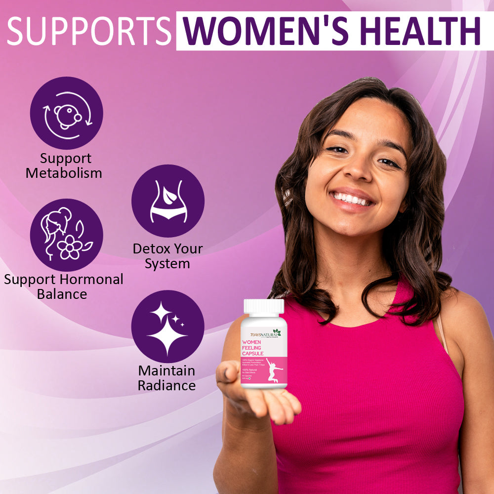 Women Feeling Capsule for Women's Wellness | 7DaysNatural