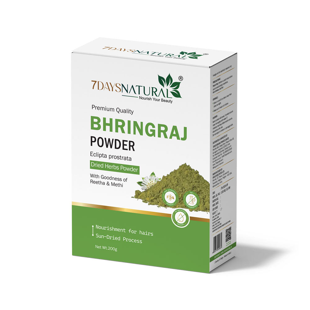 Bhringraj Powder for Hair Growth & Scalp Care | 7DaysNatural