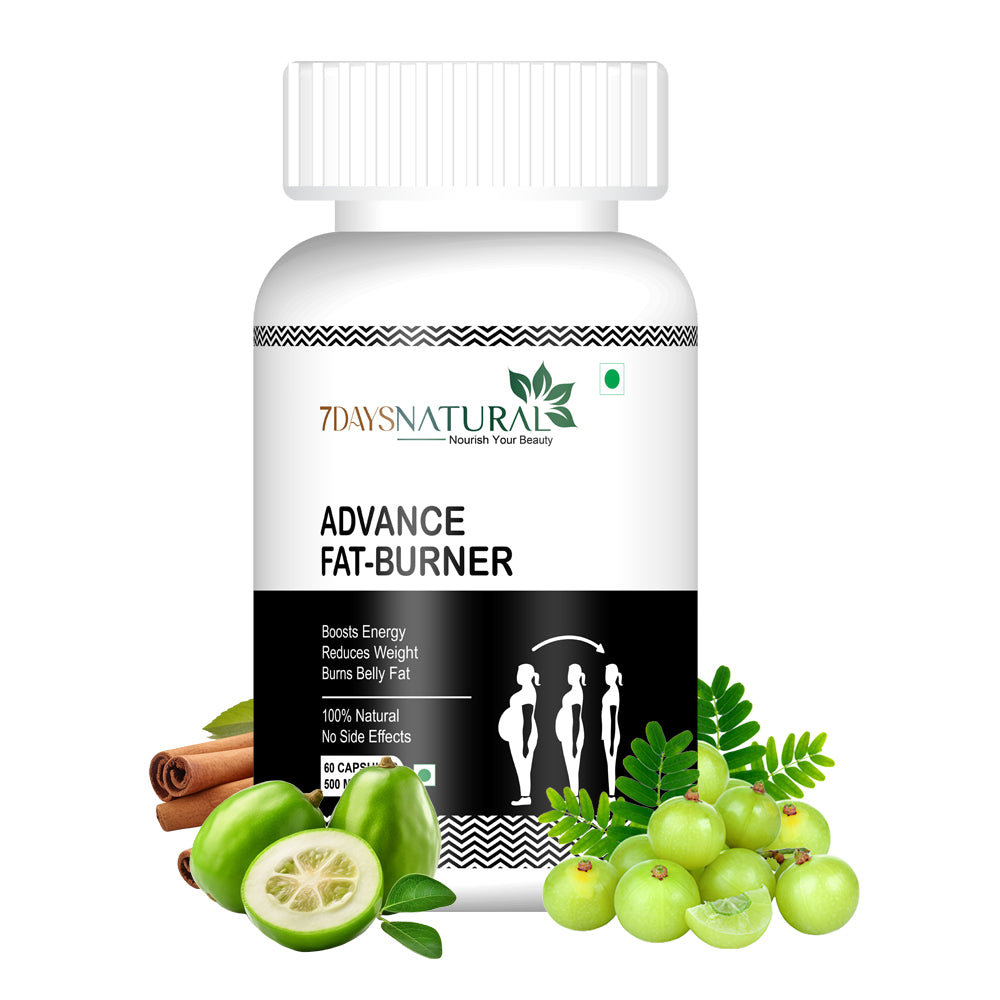 7Days Natural Advanced Fat Burner Capsule | Loose Inches capsule for Men and Women