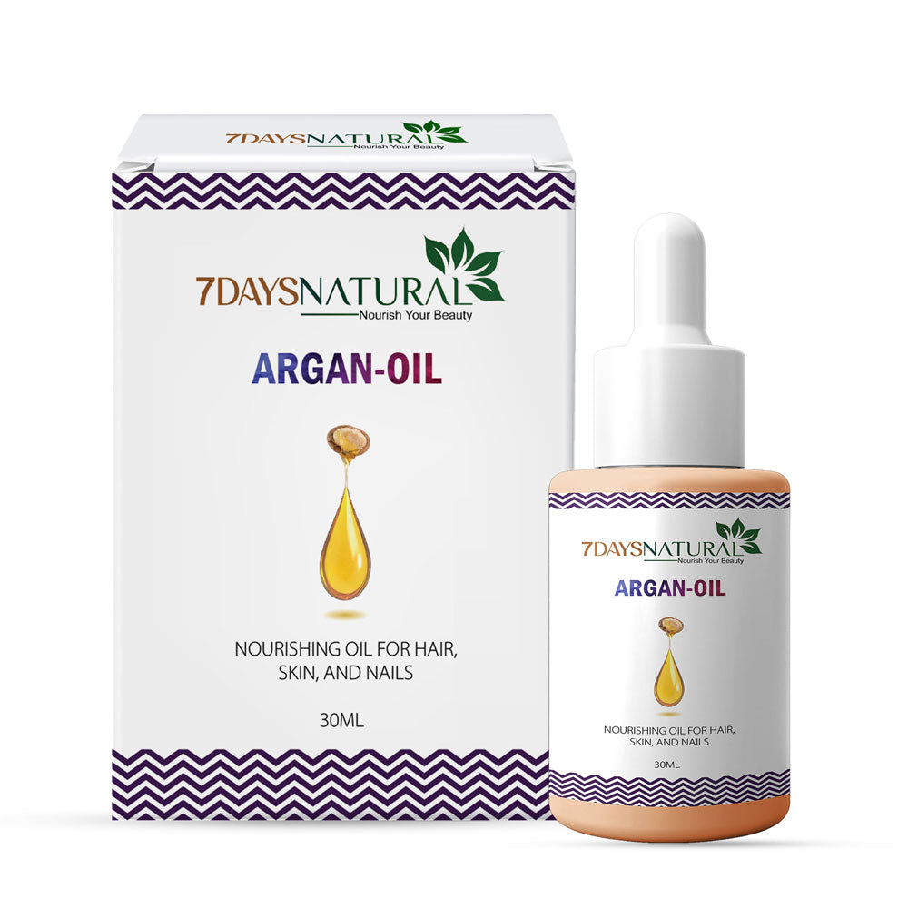 Organic Argan Oil for Face, Hair & Dry Skin | 7DaysNatural