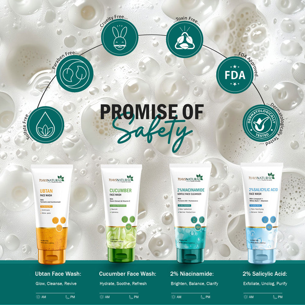 2% Niacinamide facial wash for oil control