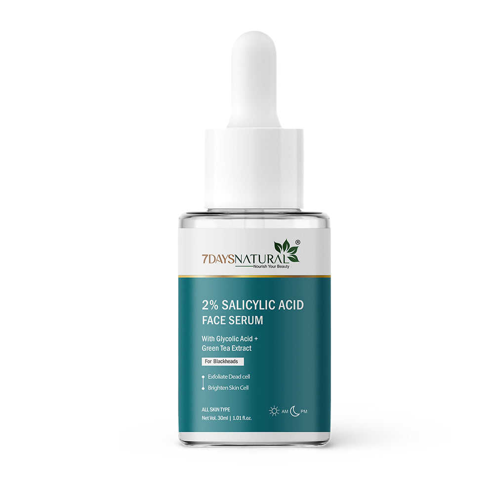 2% Salicylic Acid Serum for Acne And Open Pores | 7DaysNatural 