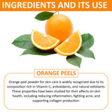 7 Days Orange Peel Face Powder Face Pack for Remove Scars, Marks, Dark Spots, Pimples (100 g)
