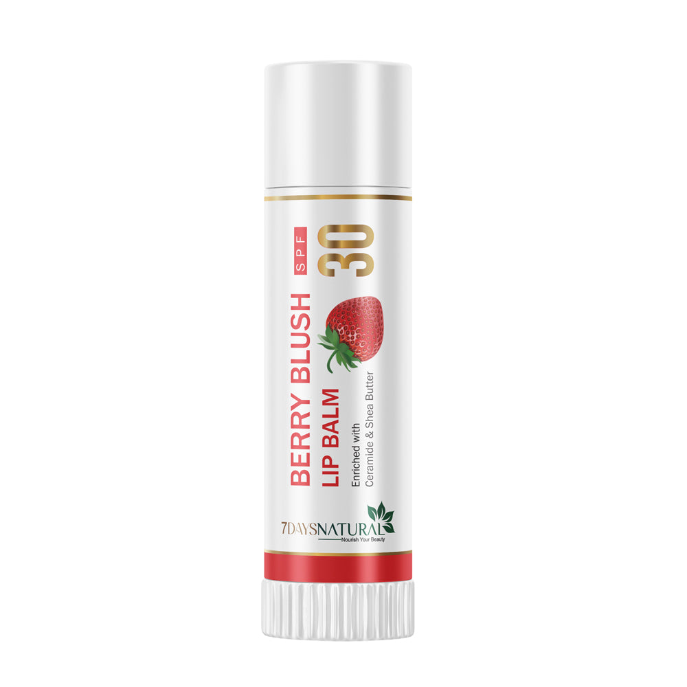 Berry Blush Lip Balm SPF15 for Soft Lips | 7DaysNatural