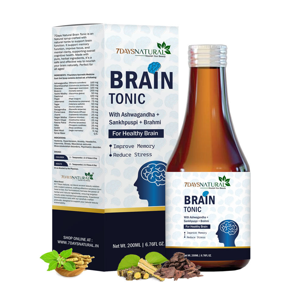 7Days Natural Extra Memory Brain Tonic Syrup