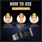 D-Tan Face Wash Get Tan-Free & Brighter Skin | 7Days Natural