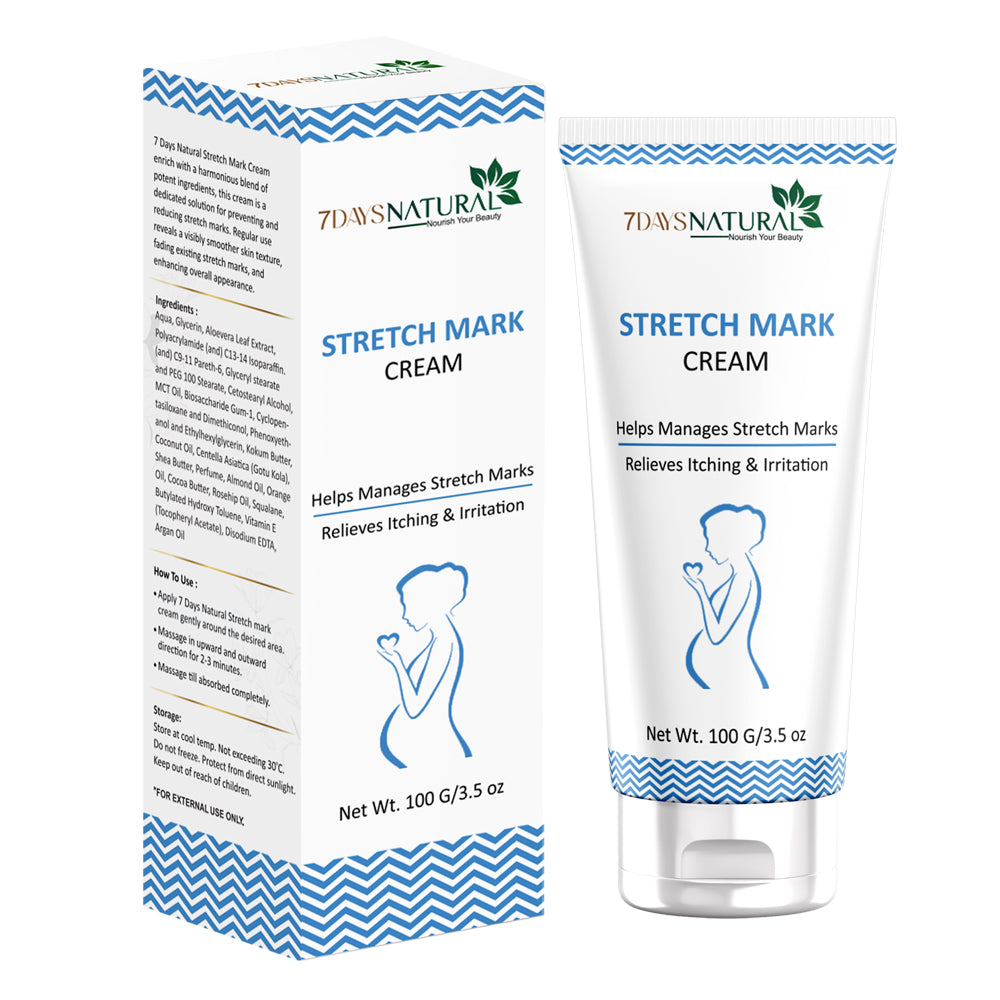 7 Days Natural Stretch Mark Cream – 100g Nourish Your Beauty, Naturally
