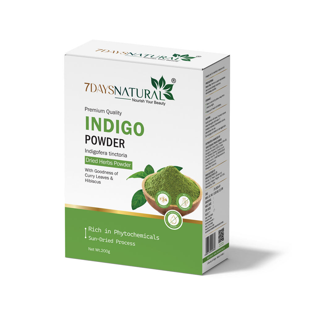 Indigo Powder for Natural Hair Color & Hair Protection | 7DaysNatural