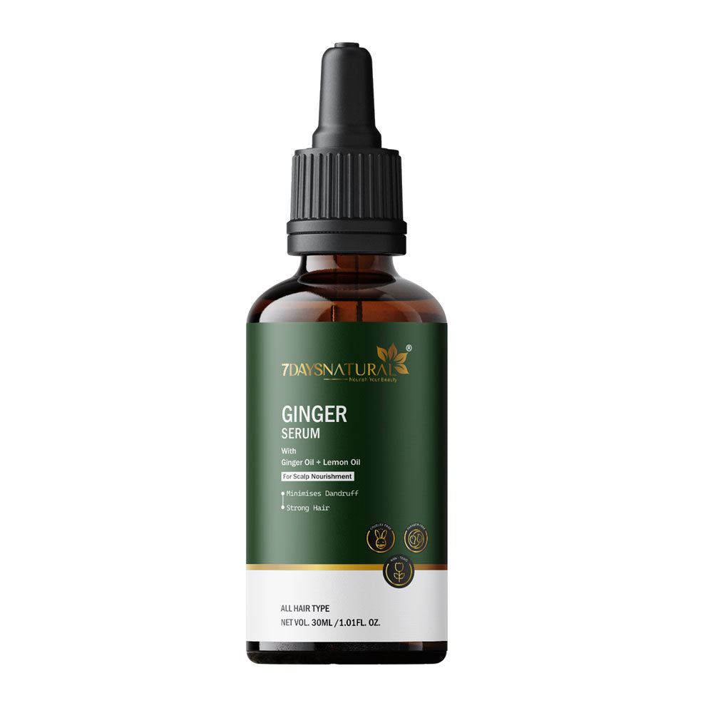 Ginger Hair Growth Serum for Strong Hair | 7DaysNatural
