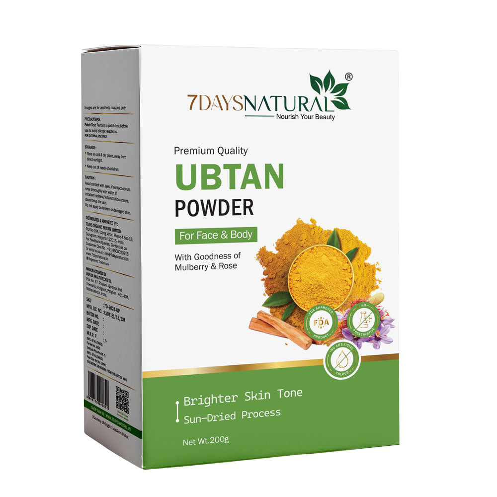 7Days Natural Ubtan Powder Premium Quality | For Face & Body 200g