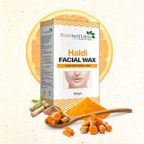 Herbal Haldi Facial Wax Powder 200G | Turmeric Facial Wax Powder | 7Days Natural