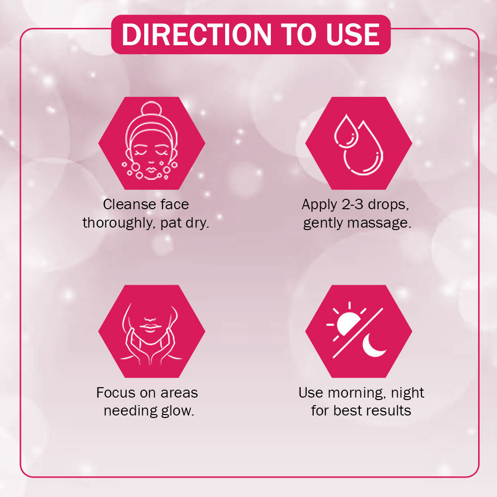 7 Days Natural Face Glow oil | Anti ageing Spotless Skin | Sun Protection oil (30 ml)