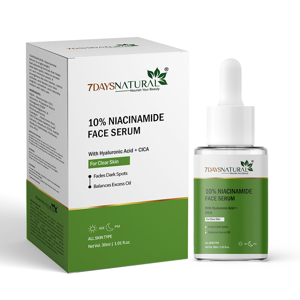 Pure 10% Niacinamide Serum for Clear Skin | 7DaysNatural