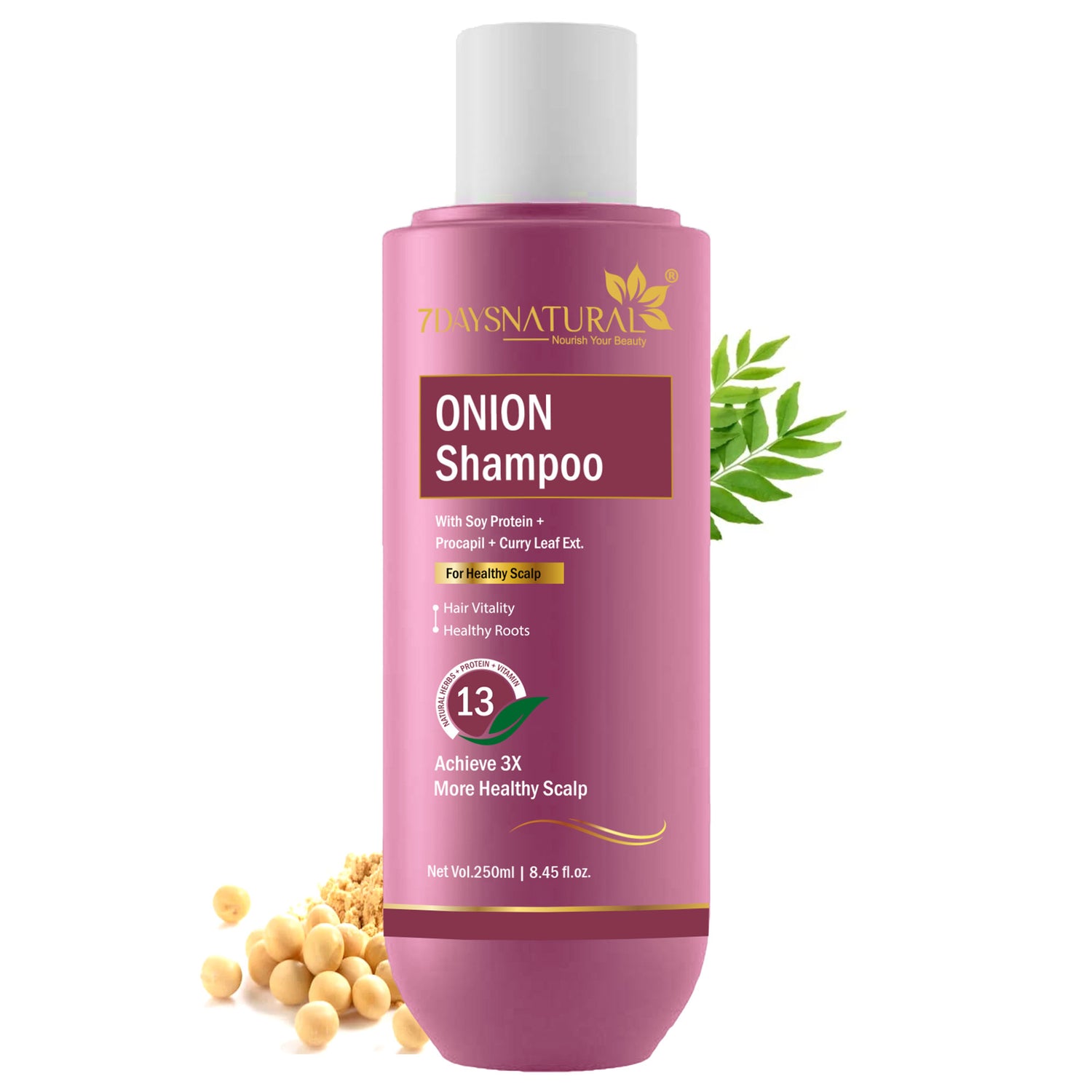 Red Onion Black Seed Hair Growth Shampoo | 7DaysNatural