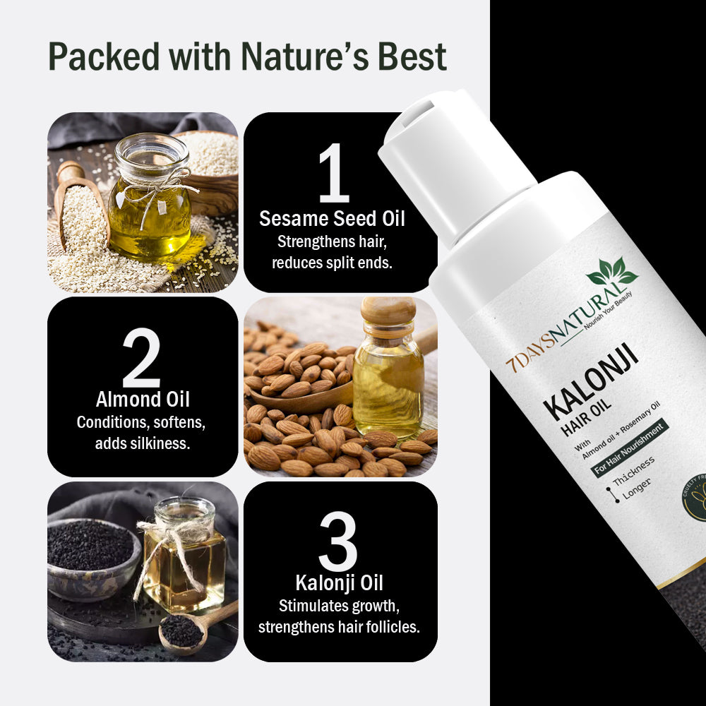 Kalonji Oil for Hair Growth & Vitality | 7DaysNatural