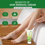 7 DAYS NATURAL Hair Removal Cream With No Pain For Women & Men - 30GM